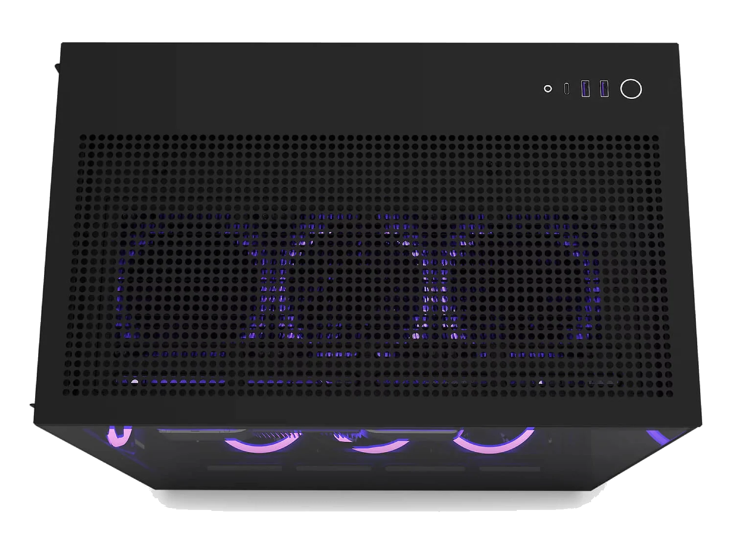 NZXT H9 FLOW Black ,Tool-free, without PSU , 4X120mm Fan, USB3.0, Audio & speaker – תמונה 6