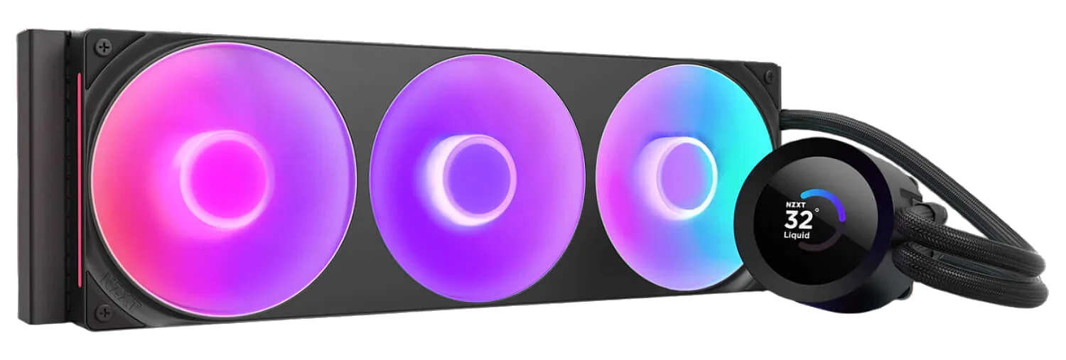 קירור נוזלי למעבד NZXT Kraken Plus 360 RGB 360mm Black