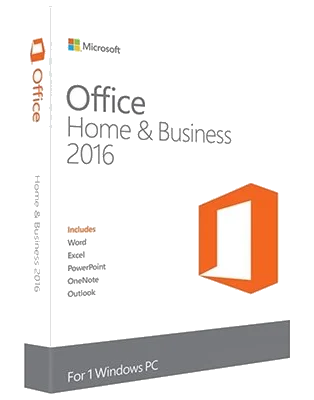 תוכנה אנגלית Microsoft Office Home and Business 2016 English Enabled