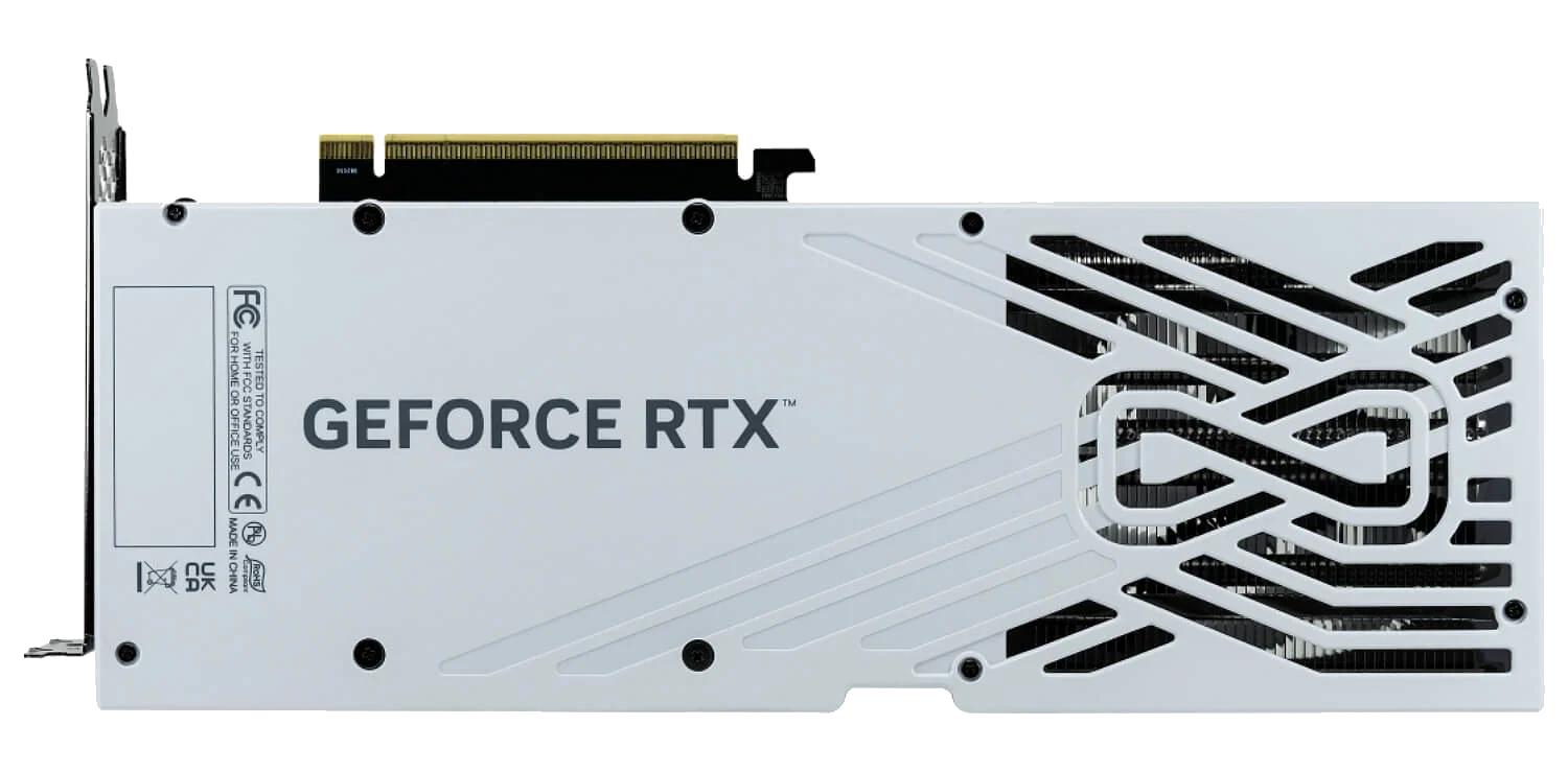 PALIT GeForce RTX 5070 White OC 12GB GDDR7 3DP+HDMI – תמונה 3