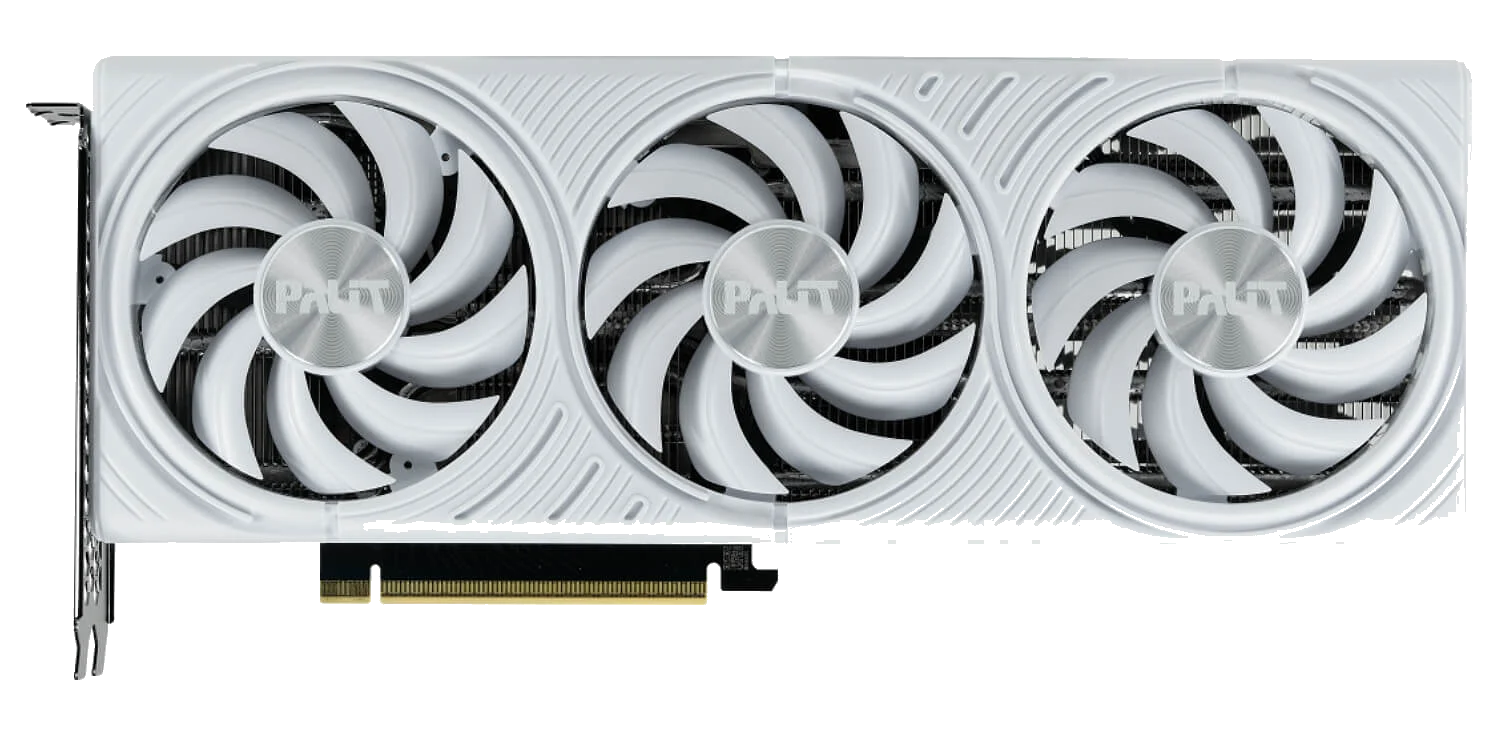 PALIT GeForce RTX 5070 White OC 12GB GDDR7 3DP+HDMI – תמונה 2