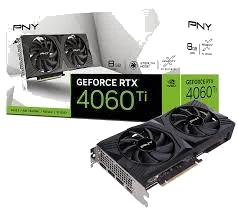 PNY nVIDIA Geforce 4060TI 8GB VERTO™ LED Triple Fan DLSS 3 3DP+HDMI