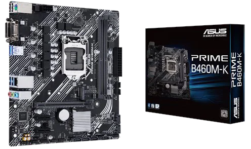 ASUS PRIME B460M-K ,4DualDDR4 2133/2400/2666 ,8CH ,1GB ,DVI S1200
