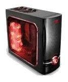 RAIDMAX ECLIPSE (6X 120mm) BLACK ,Tool-free , USB2.0, Audio & speaker
