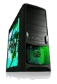 RAIDMAX TORNADO Black + WINDOW ,Tool-free, no PSU, 2X 120mm+ 80mm All Led , USB2.0, Audio & speaker