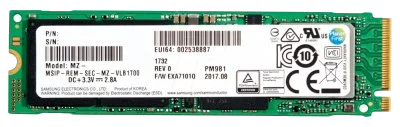 דיסק קשיח Samsung® PM981 Series M.2 MZ-VLB512HAJQ 512GB SSD SATA III