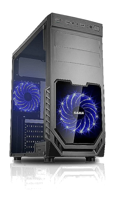 מחשב גיימינג שולחני AMD® RYZEN 5 6x 7500F + ASUS / GIGABYTE B650+ SSD 1000GB NVME + 32784MB + RX 9060 XT 8192MB