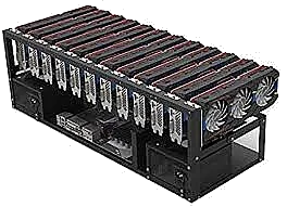 מחשב לכריית מטבעות קריפטוגרפיים Intel® Core Pentium® 2x G4400 + B250 + 240GB SSD + 8192MB + 12X RTX 4060TI 468Mh/s