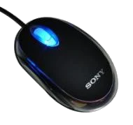 עכבר אופטי Sony Mini Optical Mouse BLACK USB