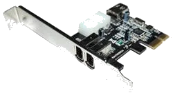 בקר STLAB F-360 Firewire (VIA) 1394A + Ulead Software , PCI-E