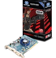 Sapphire ATI RADEON HD 3450 512MB + HDMI +DVI AGP