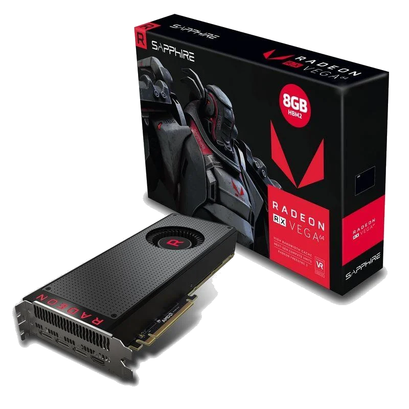 Sapphire RADEON RX VEGA 64 8G HBM2 HDMI / TRIPLE DP PCI-E