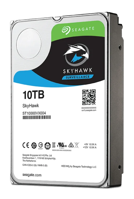 כונן קשיח Seagate SKYHAWK® 24X7 SURVEILLANCE 10000GB SATA III ST10000VX0004 256MB