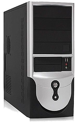 Foxconn TLA 397,no PSU, Ventilation tube , 90mm Fan, USB2.0 SILVER/BLACK