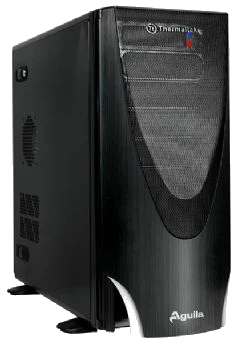 Thermaltake AGUILA Black ,Tool-free, no PSU,120mm Fan, USB2.0, Audio & speaker