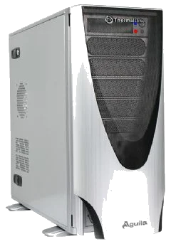 Thermaltake AGUILA SILVER ,Tool-free, no PSU,120mm Fan, USB2.0, Audio & speaker