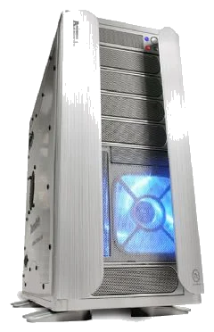 Thermaltake ARMOR JUNIOR SILVER ALUMINUM + WINDOW,Tool-free, no PSU,120mm Fan, USB2.0, Audio & speaker