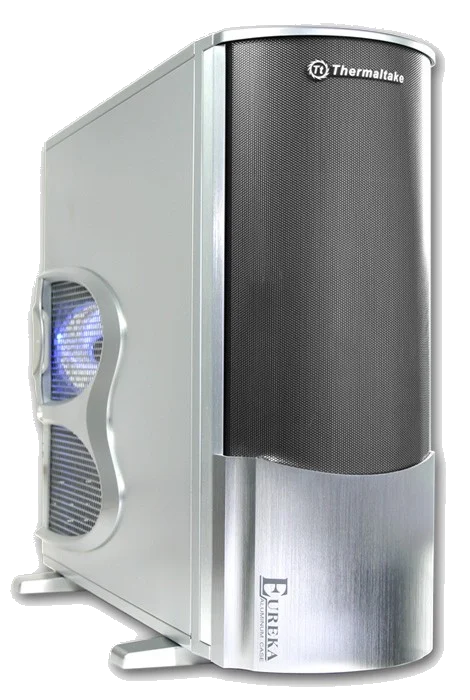 Thermaltake EUREKA ALUMINUM SILVER ,Tool-free, no PSU,120mm Fan, USB2.0, Audio & speaker