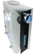 Thermaltake KANDALF ALUMINUM SILVER + Window ,Tool-free, no PSU,120mm Fan, USB2.0, Audio & speaker