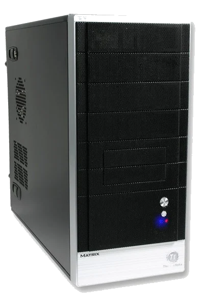Thermaltake MATRIX Black ,Tool-free, no PSU,120mm Fan, USB2.0, Audio & speaker