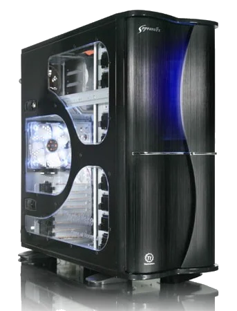 Thermaltake SOPRANO FX BLACK DUAL 120mm FAN FULL TOWER WINDOW, USB2.0, Audio