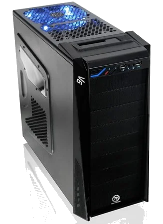 Thermaltake V6 BlackX edition + BlackX HD dock Black ,Tool-free, no PSU,120mm Fan, USB2.0, Audio