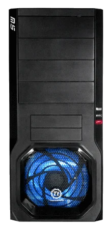 Thermaltake M5 BLACK 120mm FAN (up to 6 fans) Bottom placed PS, Dual filter (bottom of ps+front), USB2.0, Audio & speaker