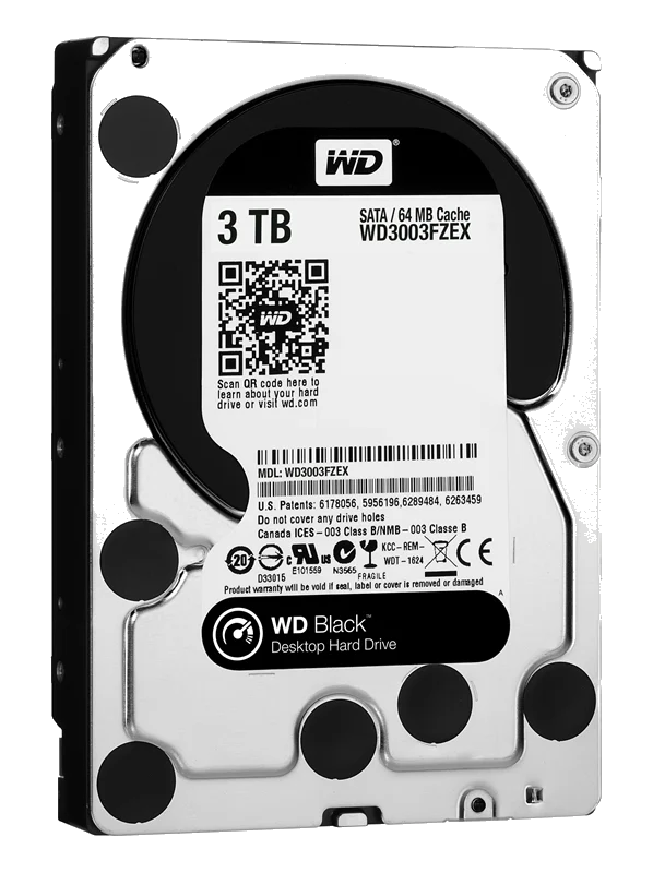 כונן קשיח WD Caviar® SE SATA-III WD3003FZEX 3000GB 64MB Western Digital