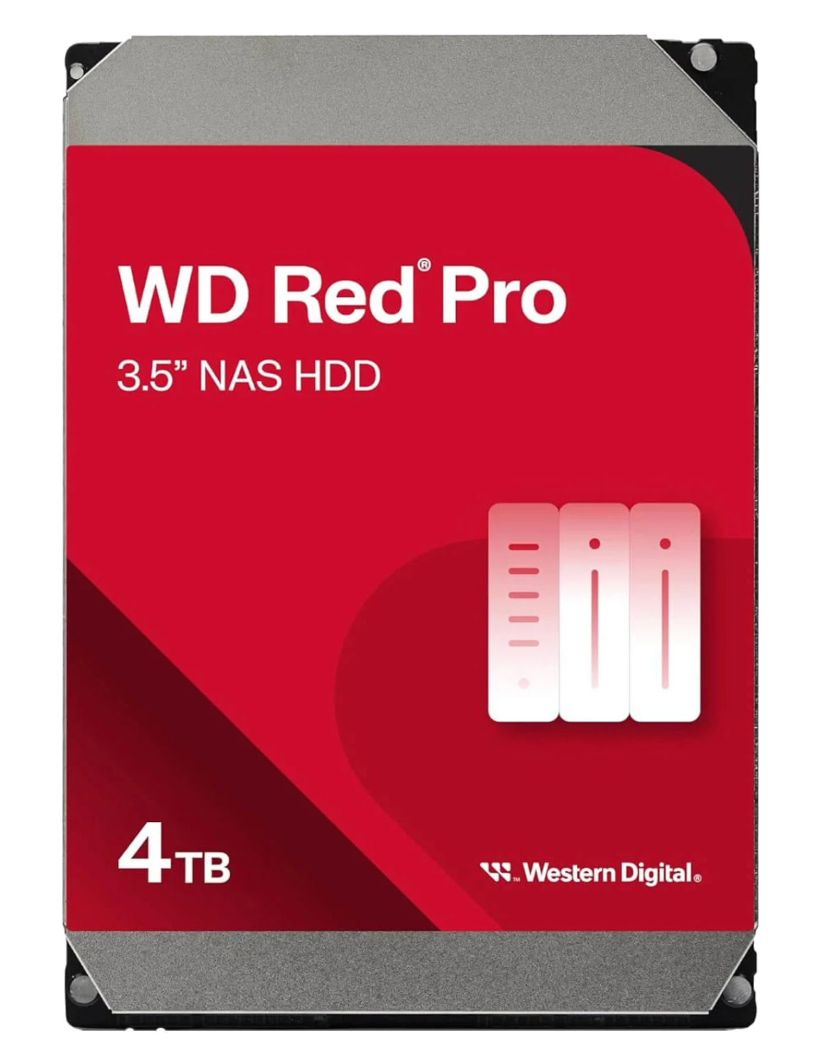 כונן קשיח WD Red Pro NAS SATA-III WD4005FFBX 4000GB 256MB Western Digital