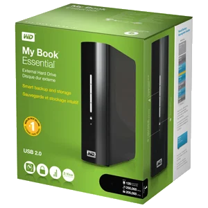 דיסק קשיח Western Digital WDBAAF0020HBK-EESN My Book Apollo Essential Edition™ 2.0- 2000 GB, USB2.0