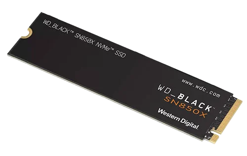 דיסק קשיח Western Digital® 1TB NVME Black SN850X R/W 7300/6300 MB/s Gen4 x4 PCIe