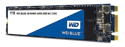 דיסק קשיח Western Digital® 1TB NVME Blue SN570 Gen3 x4 PCIe