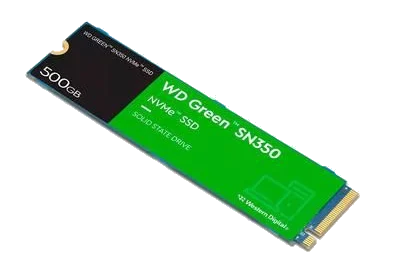 דיסק קשיח Western Digital® 500GB NVME Green SN350 Gen3 x4 PCIe