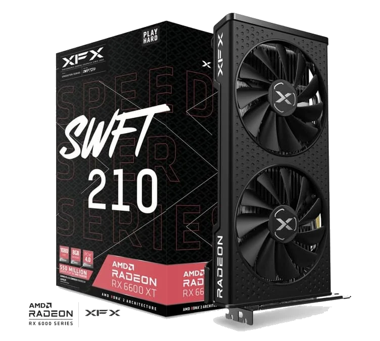 XFX AMD RADEON RX 6600 XT 8GB 192Bit GDDR6 +DP +HDMI PCI-E