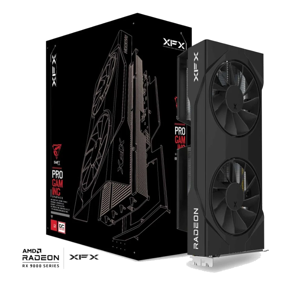 XFX Swift AMD Radeon RX 9060 XT OC Gaming Edition 16GB 128Bit GDDR6 +2DP +HDMI PCI-E