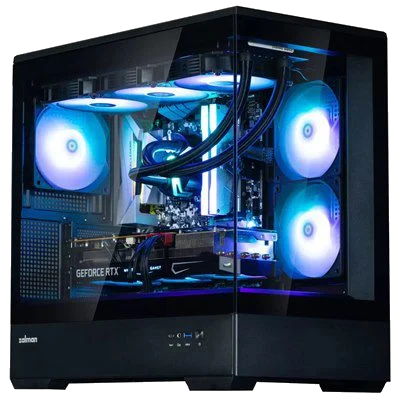 ZALMAN™ MID TOWER P30 Black ,Tool-free, no PSU, 3X 120mm ARGB FAN , USB2.0/3.0, Audio