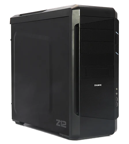 ZALMAN™ Z12 ATX Mid Tower Black ,Tool-free, no PSU, 2X 120mm FAN , USB3.0, Audio