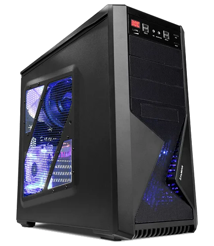 ZALMAN™ Z9 Plus ATX Mid Tower Black ,Tool-free, no PSU, 2X 120mm FAN , USB2.0, Audio
