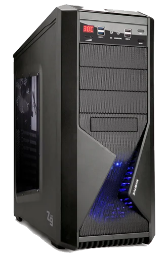 ZALMAN™ Z9 U3 ATX Mid Tower Black ,Tool-free, no PSU, 2X 120mm FAN , USB3.0, Audio