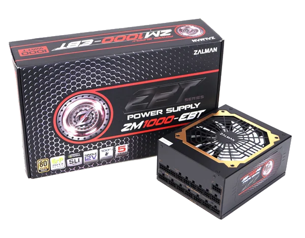 ספק כח ZALMAN™ Power Supply ZM1000-EBT 1000W ACTIVE PFC,SATA
