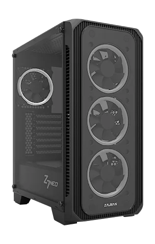 ZALMAN™ Z7 neo ATX Mid Tower Black ,Tool-free, no PSU, 4X 120mm FAN RGB , USB3.0, Audio
