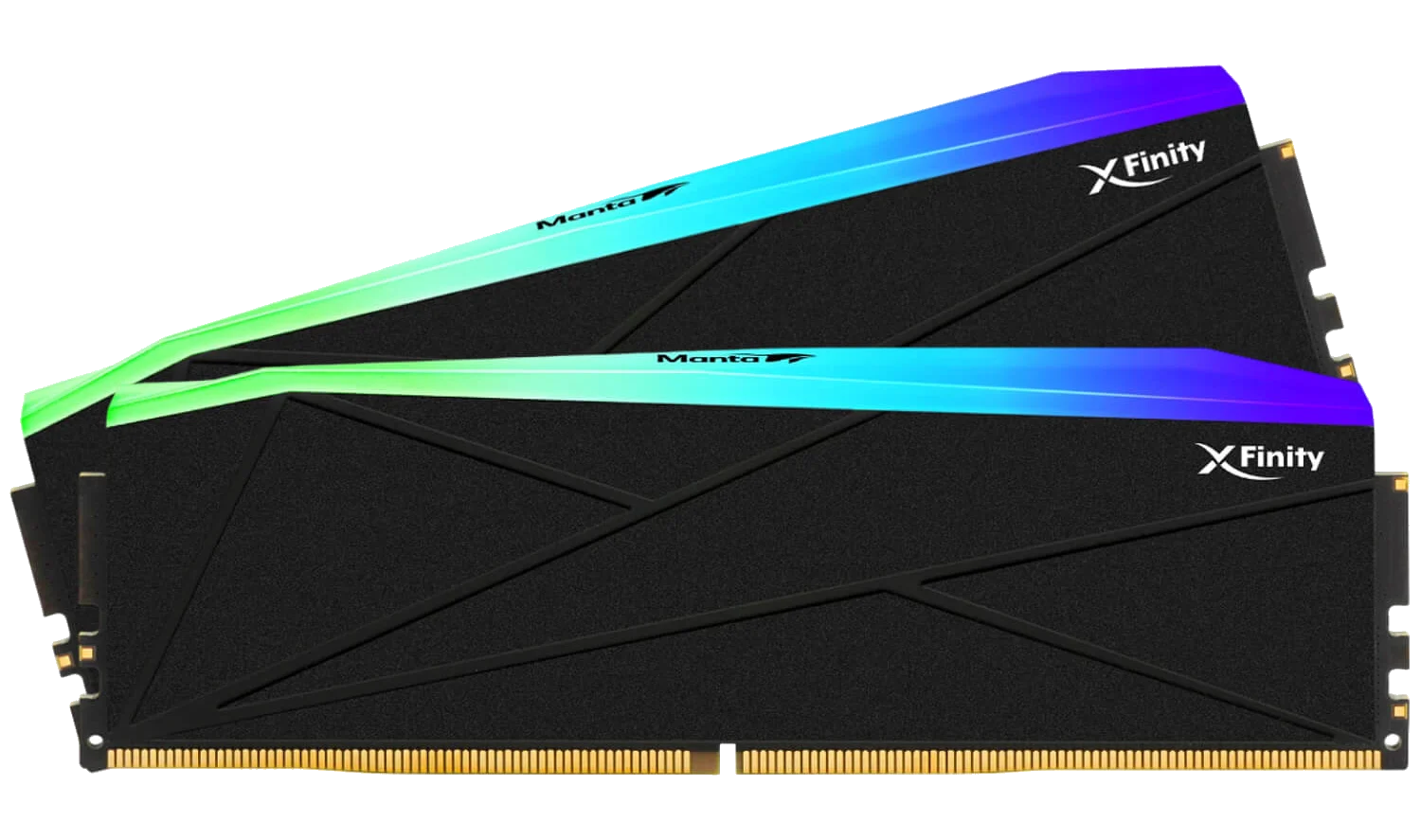 V-COLOR Manta XFinity® Black RGB 64GB 2X32 6000MHZ DDR5 CL30